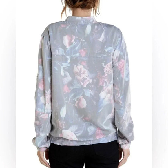 OBEY Maven Floral Bomber Lightweight Jacket | size  S - Picture 2 of 10